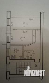 2-к квартира, вторичка, 42м2, 4/5 этаж