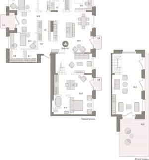 4-к квартира, вторичка, 294м2, 8/11 этаж
