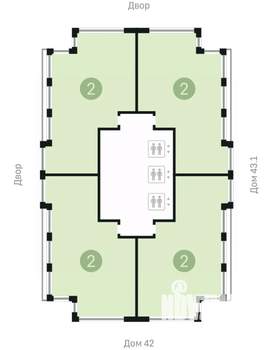 2-к квартира, вторичка, 155м2, 24/24 этаж