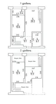 3-к квартира, вторичка, 70м2, 2/29 этаж