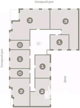 1-к квартира, вторичка, 40м2, 7/8 этаж