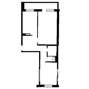 2-к квартира, вторичка, 60м2, 13/17 этаж
