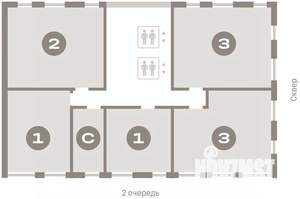 2-к квартира, вторичка, 78м2, 5/14 этаж
