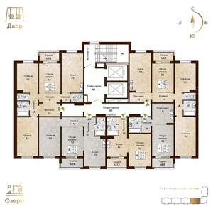 1-к квартира, вторичка, 34м2, 13/17 этаж