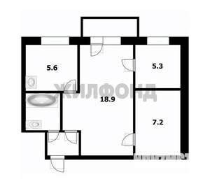 3-к квартира, вторичка, 42м2, 5/5 этаж