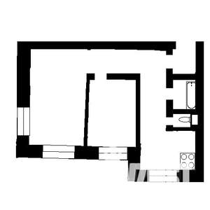 1-к квартира, вторичка, 41м2, 4/10 этаж