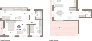 3-к квартира, вторичка, 159м2, 6/15 этаж