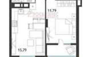 2-к квартира, вторичка, 39м2, 13/25 этаж