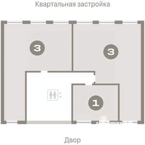 3-к квартира, вторичка, 92м2, 2/9 этаж
