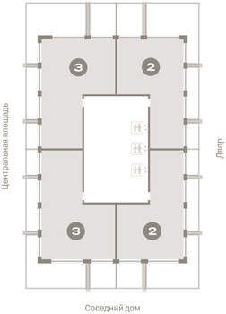 2-к квартира, вторичка, 135м2, 22/23 этаж