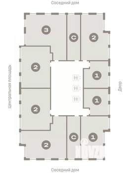 3-к квартира, вторичка, 87м2, 9/23 этаж