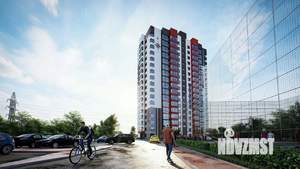 2-к квартира, строящийся дом, 37м2, 8/17 этаж