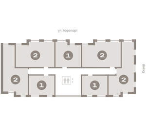 2-к квартира, вторичка, 63м2, 7/15 этаж