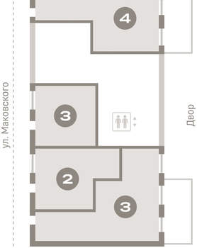 4-к квартира, вторичка, 163м2, 2/11 этаж