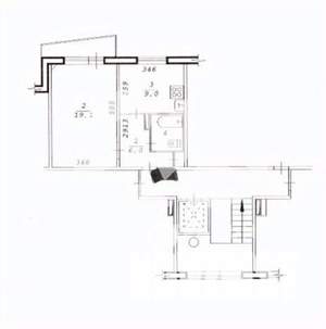 1-к квартира, вторичка, 38м2, 10/10 этаж