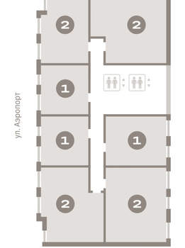 2-к квартира, вторичка, 87м2, 7/15 этаж
