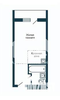 Студия квартира, вторичка, 32м2, 8/10 этаж