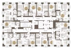 3-к квартира, вторичка, 69м2, 20/31 этаж