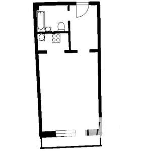 1-к квартира, вторичка, 39м2, 1/10 этаж
