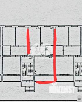 2-к квартира, вторичка, 58м2, 1/3 этаж