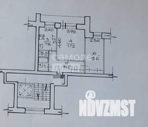 2-к квартира, вторичка, 51м2, 6/9 этаж