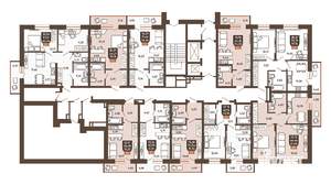 2-к квартира, вторичка, 61м2, 18/19 этаж