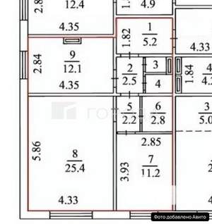 2-к квартира, вторичка, 64м2, 2/10 этаж