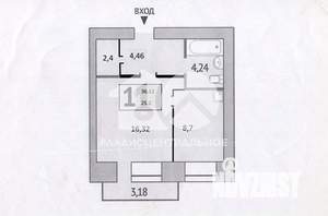 1-к квартира, вторичка, 36м2, 3/11 этаж