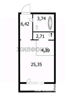 1-к квартира, вторичка, 38м2, 3/10 этаж