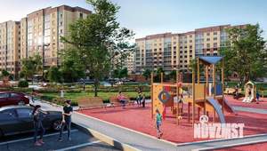 3-к квартира, строящийся дом, 58м2, 2/9 этаж