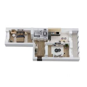 2-к квартира, вторичка, 56м2, 7/9 этаж