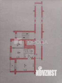 2-к квартира, вторичка, 60м2, 4/4 этаж