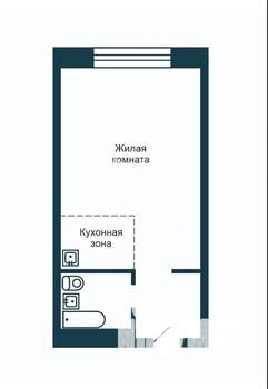 Студия квартира, вторичка, 33м2, 6/10 этаж