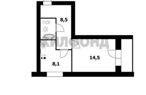 1-к квартира, вторичка, 34м2, 15/16 этаж