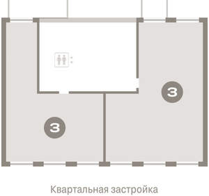 3-к квартира, вторичка, 125м2, 1/15 этаж