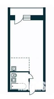 Студия квартира, вторичка, 19м2, 12/17 этаж