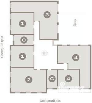 4-к квартира, вторичка, 125м2, 6/7 этаж