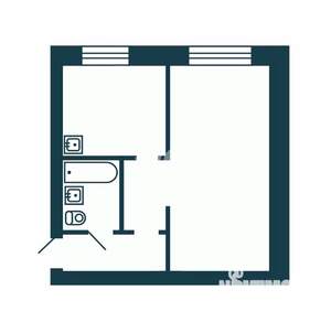 1-к квартира, вторичка, 30м2, 1/5 этаж