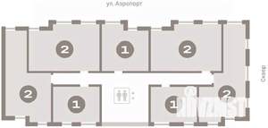2-к квартира, вторичка, 63м2, 6/9 этаж