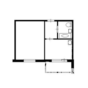 1-к квартира, вторичка, 33м2, 6/10 этаж
