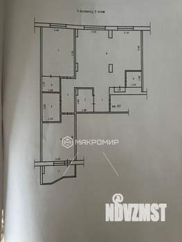 3-к квартира, вторичка, 105м2, 5/17 этаж