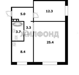 2-к квартира, вторичка, 58м2, 5/10 этаж