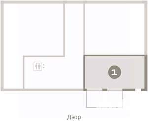 1-к квартира, вторичка, 67м2, 1/7 этаж