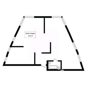 4-к квартира, вторичка, 126м2, 25/26 этаж