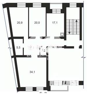 3-к квартира, вторичка, 117м2, 3/10 этаж