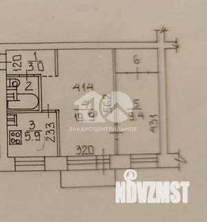 2-к квартира, вторичка, 45м2, 5/5 этаж