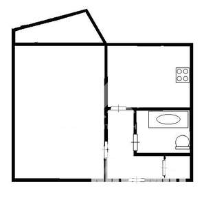 1-к квартира, вторичка, 38м2, 9/9 этаж