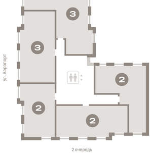 3-к квартира, вторичка, 95м2, 8/15 этаж