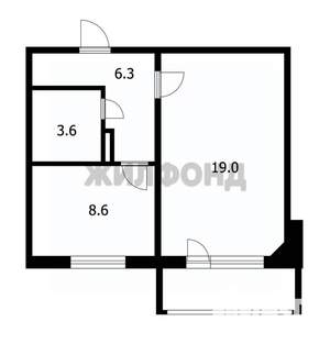 1-к квартира, вторичка, 38м2, 5/10 этаж