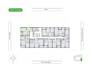 1-к квартира, вторичка, 39м2, 8/11 этаж